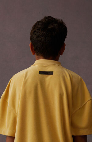 Light Tuscan Terry Cloth Short Sleeve Polo Shirt image number 5