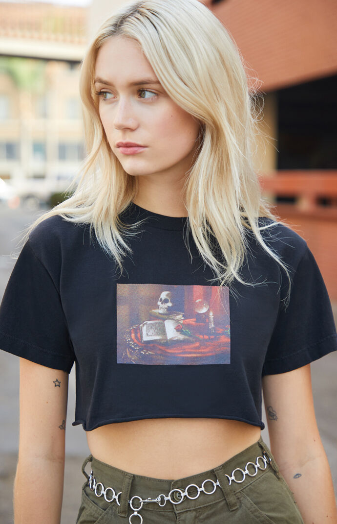 Hailie Gothic Crop Top