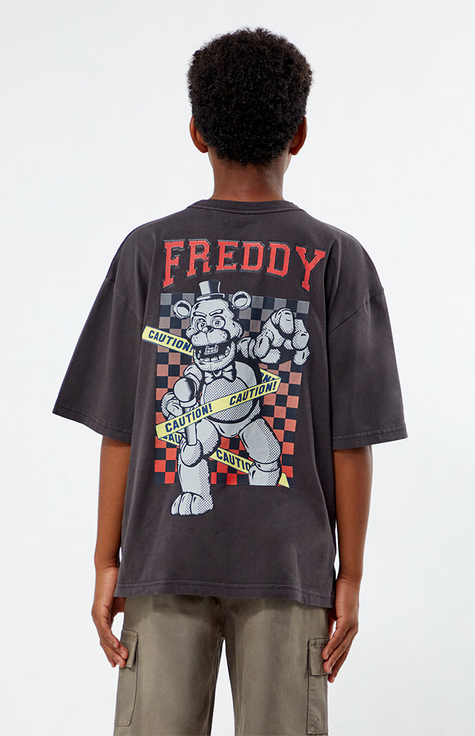 売上実績NO.1 Five Nights at Freddy's Kids Caution Oversized T-Shirt | PacSun ファンデーション