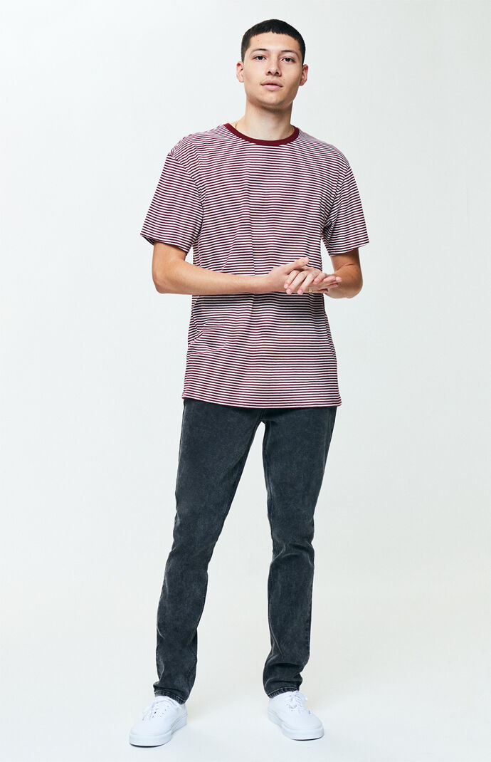 Washed Black Stacked Skinny Jeans