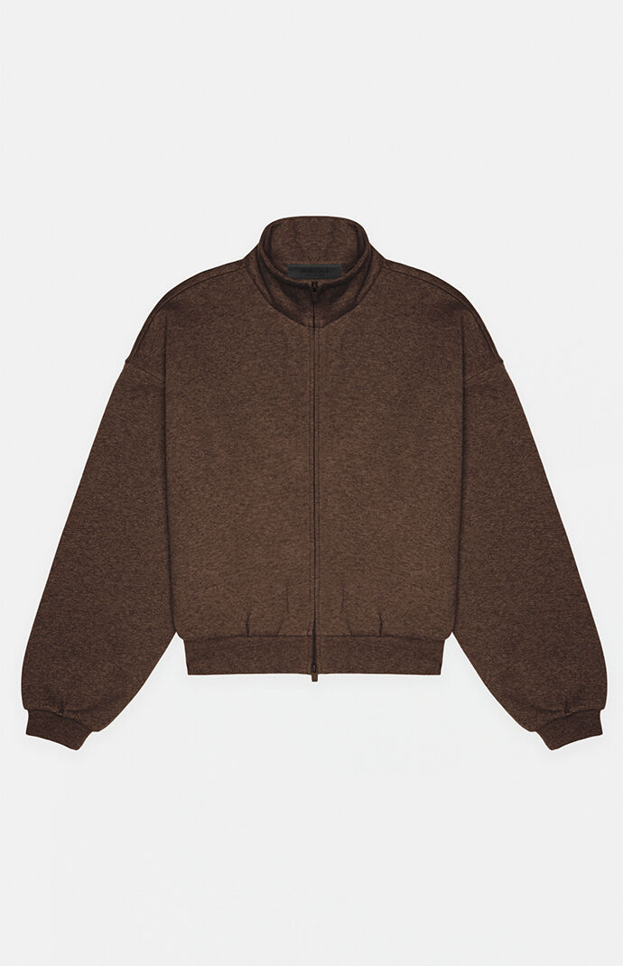 【FOG Essentials】Women's Heather Wood Zip Up Jacket Fear of God Essentials Women's Heather Wood Zip Up Jacket