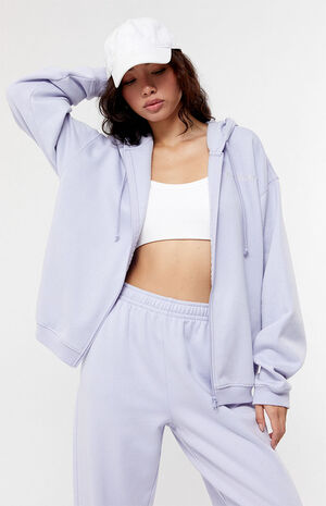 Pacific Sunwear Script Full Zip Hoodie image number 1