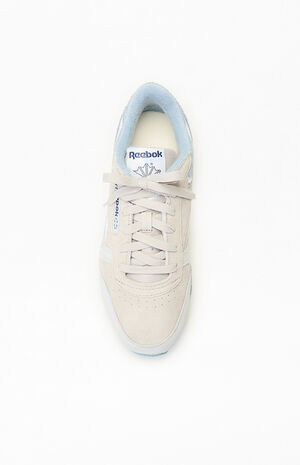 Women's Blue Classic Suede Sneakers image number 5