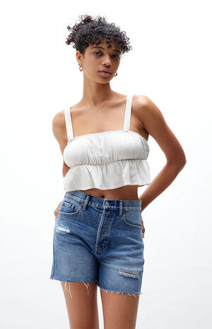 Petite Peplum Tank Top image number 1