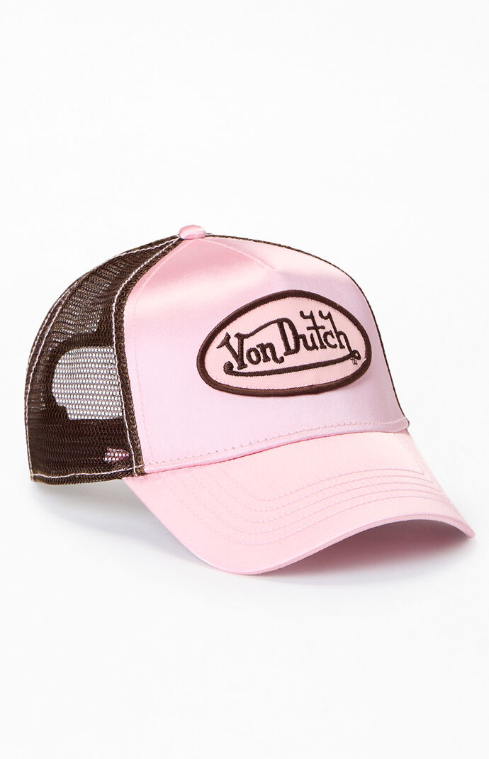 Vondutch サテンキャップ ピンク y2k Vondutch サテンキャップ ピンク y2k Vondutch サテンキャップ