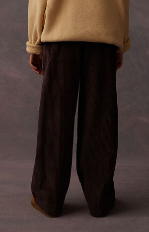 Plum Corduroy Relaxed Trousers image number 5