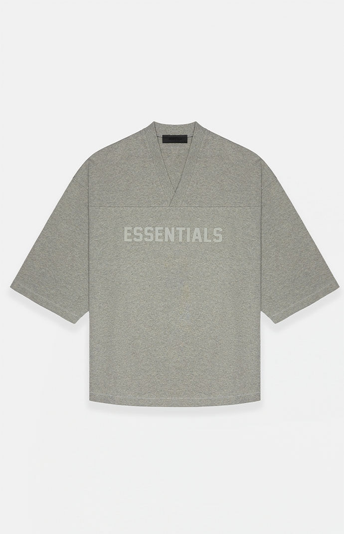 Tシャツ・カットソー Essentials Heavy Jersey SS T-Shirt Dark Heather Oatmeal Fear Of God Essentials Heavy Jersey S/S Dark Heather Oatmeal