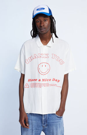 Have A Nice Day Woven Camp Shirt image number 1