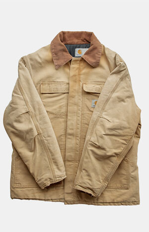 2000s Carhartt Tan Work Jacket image number 3