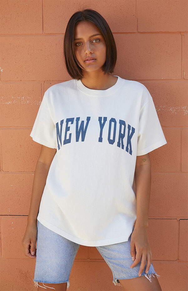 John Galt White New York T-Shirt | PacSun