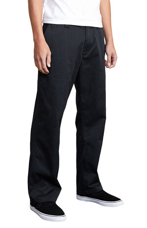 Black Americana Relaxed Fit Chino Pants Black Americana Relaxed Fit Chino Pants image number null