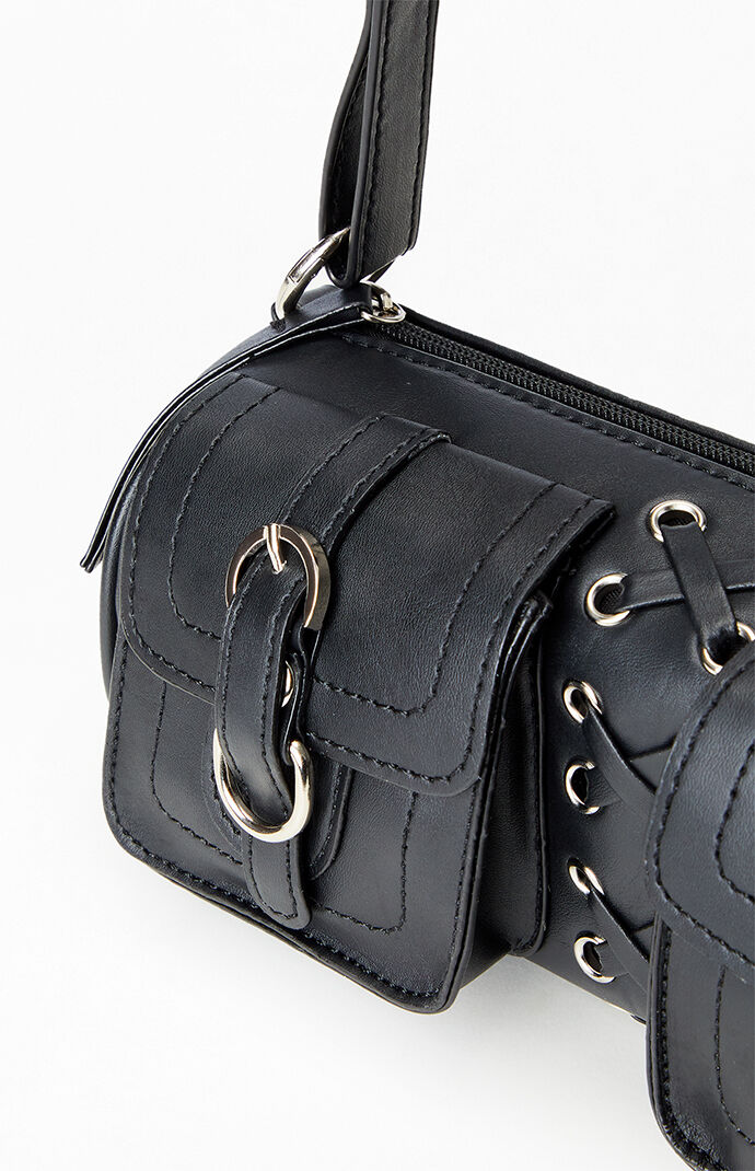 Amazon.com: GALPADA Studded Handbag Bag Black Crossbody