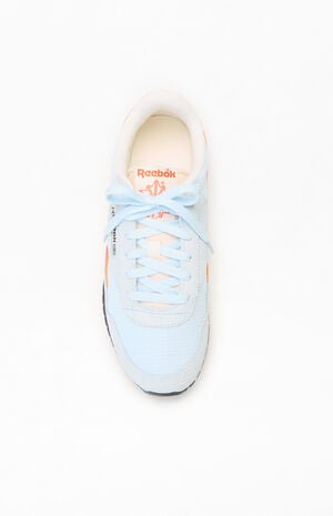 Women's Blue Classic AZ Waffle Knit Sneakers image number 5