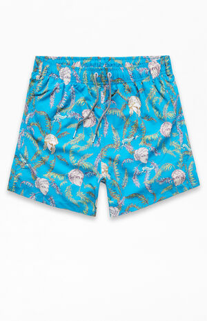 Recycled Palm Heads 4.5"  Swim Trunks image number 1