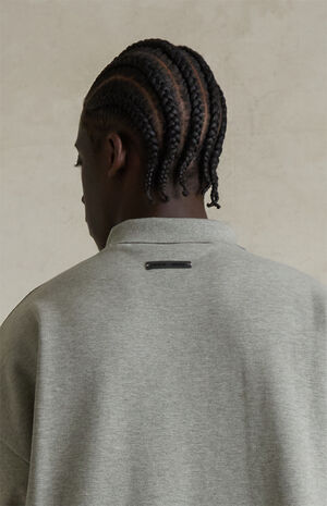Concrete Heather Pique Polo Shirt image number 5