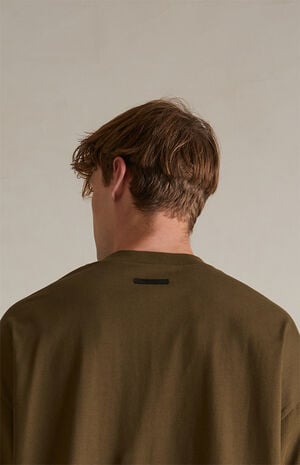 Olive Long Sleeve T-Shirt image number 5