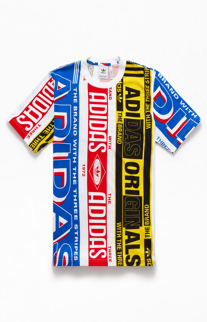Adidas multi scarf tee clearance