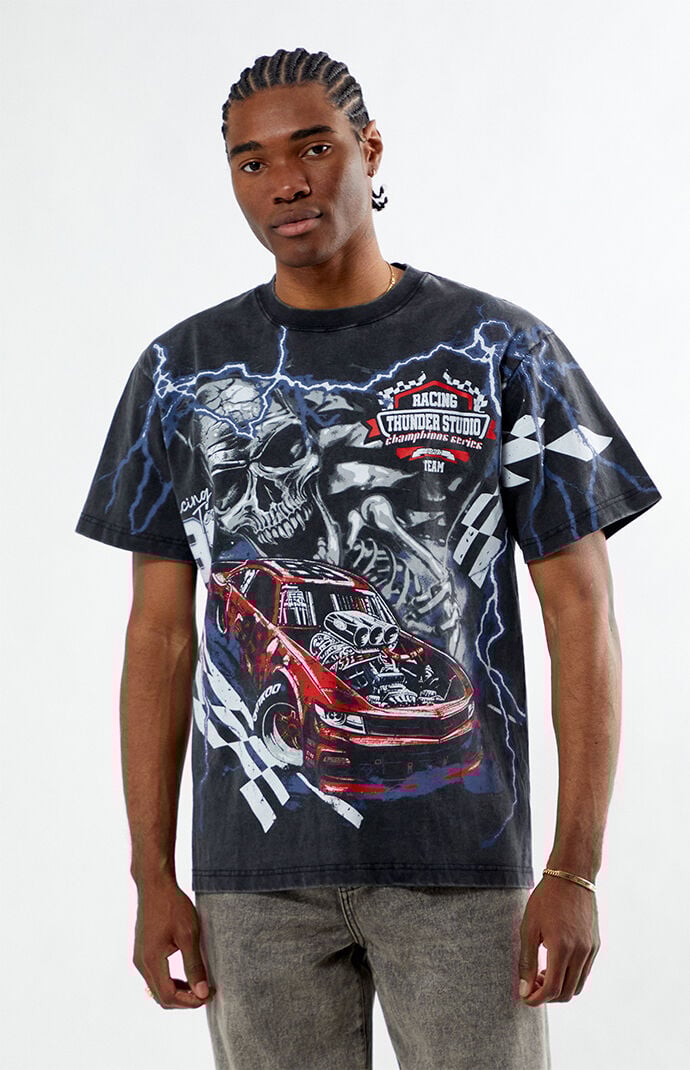 PacSun Thunder Racing Team 99 Oversized T-Shirt | PacSun