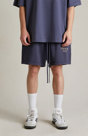 Marine Heavy Fleece Soccer Sweat Shorts image number 3
