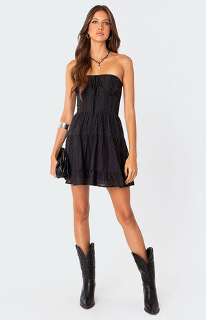 Liora Lacey Cotton Mini Dress image number 2