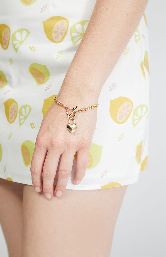 Pacsun cross store chain bracelet