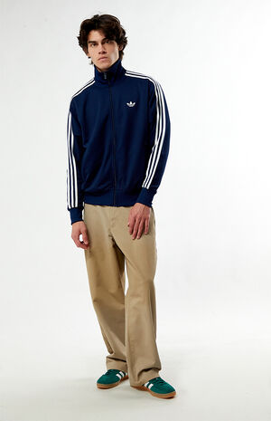 Navy Firebird Adicolor Track Jacket image number 4