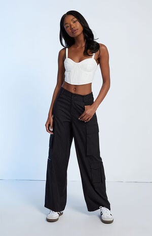 Denim Corset Top image number 4