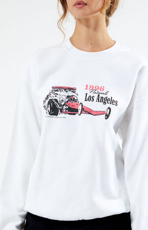 Los Angeles Drag Racing Crew Neck Sweatshirt image number 2