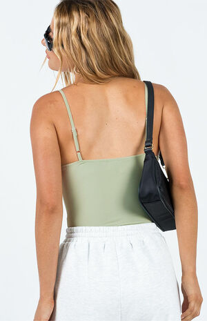 Khaki Linden Bodysuit image number 4