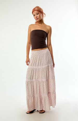 Polka Dot Maxi Skirt image number 1