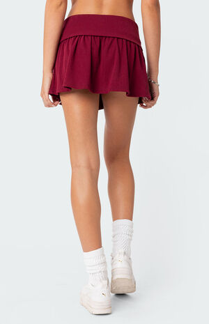 Kalina Fold Over Mini Skirt image number 5