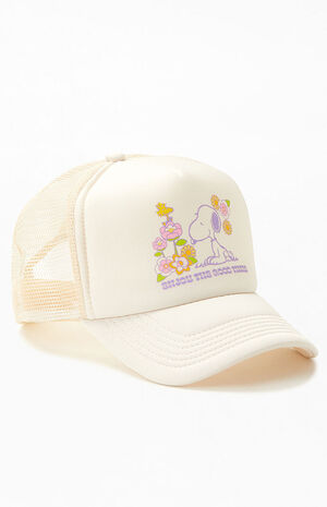 Peanuts Hug Trucker Hat image number 1