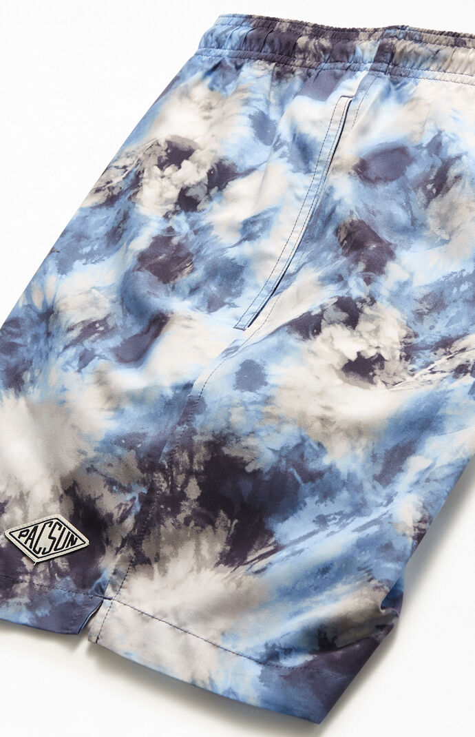 Mixed Dye Effects 17" Swim Trunks