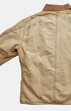2000s Carhartt Tan Work Jacket image number 4