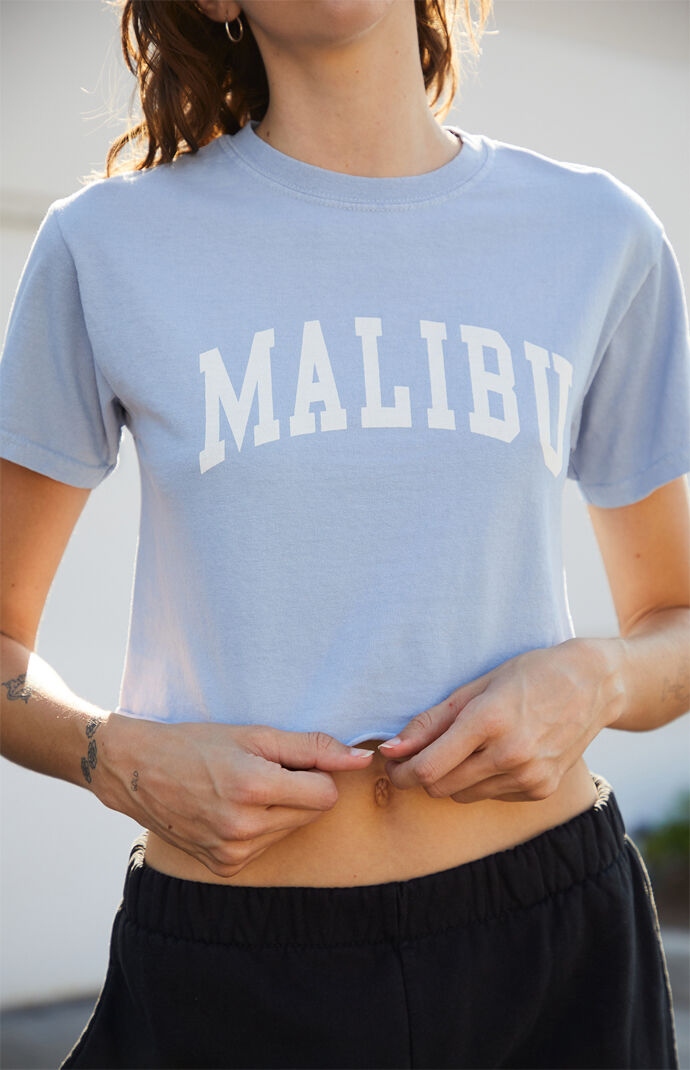 Malibu Raw Cropped T-Shirt