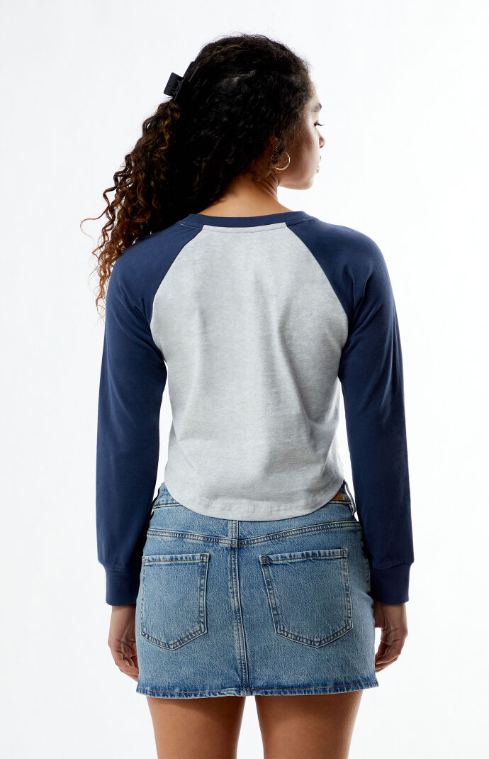 Tシャツ・カットソー SUNLOVE SUN W All-Star Raglan Tee TF5D0229 Converse Raglan Long Sleeve T-Shirt | PacSun