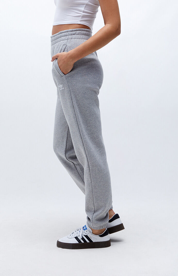 Women's adidas hotsell gray sweatpants