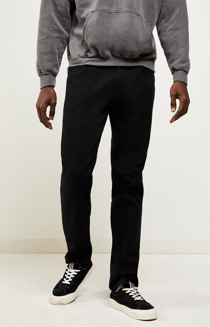 Black Straight Leg Jeans | PacSun