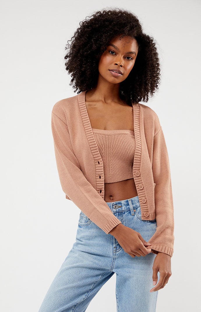 Kendall Kylie Frenchie Knit Cardigan PacSun