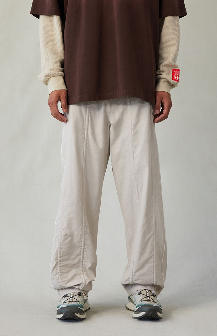 Pacsun Gray Baggy Track Pants