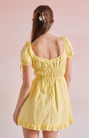Ruby Ruffle Bow Mini Dress image number 4