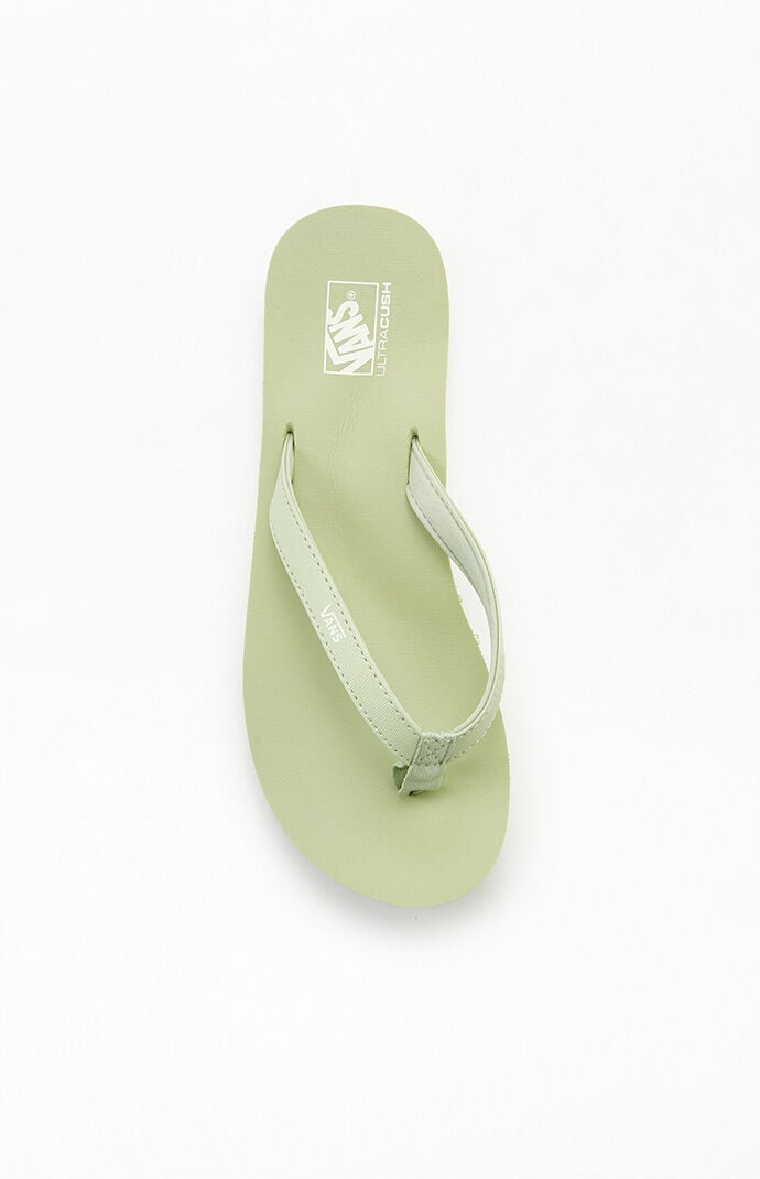 Vans womens soft top flip flops on sale