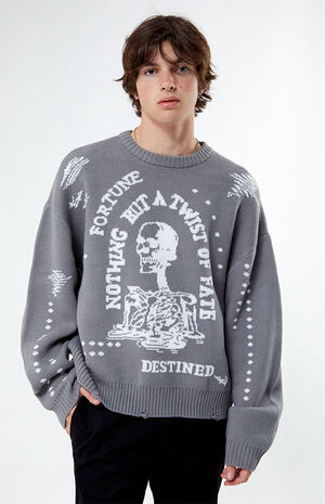 Twist Of Fate Cropped Sweater image number 1