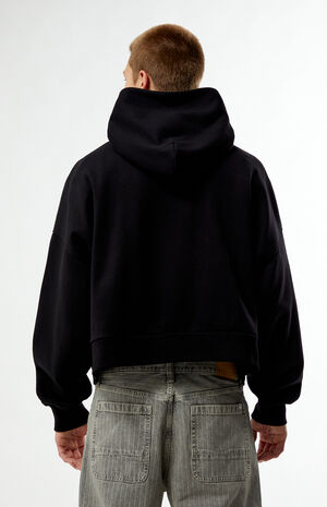 Solid Color Cropped Hoodie image number 4