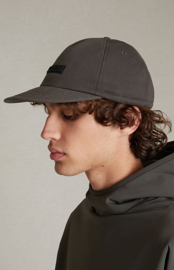 Fear of God Essentials Ink Fleece Baseball Hat PacSun