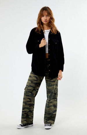 So Stoked Corduroy Shacket image number 3