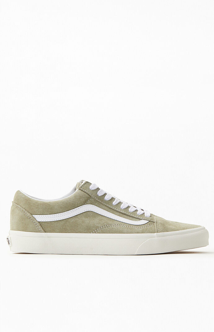 Vans Moss Gray UA Old Skool Pig Suede Shoes PacSun