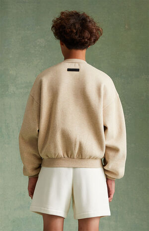 Essentials Cloud Dancer Sweat Shorts image number 3