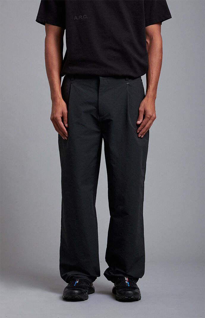 A.R.C. Active Black Baggy Trouser Pants | Pacsun