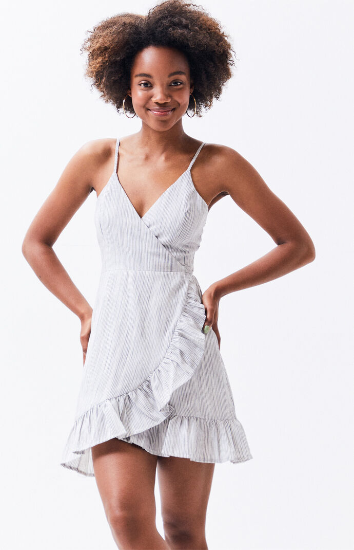 pacsun wrap dress